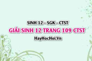 Giải Sinh 12 trang 109 Chân trời sáng tạo SGK